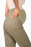Брюки для беременных 14599 хаки