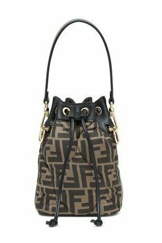 Сумка-мешок Fendi Mon Tresor темно-коричневый