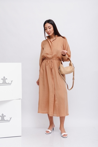 Nude Платье из лиоцелла со льном