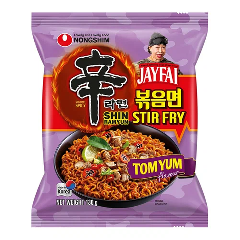 Лапша Шин Рамён Том Ям Nongshim Stir Fry, 130 гр