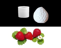 Силиконовый молд Клубника 3 D