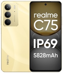 Смартфон Realme C75 8 ГБ/128 ГБ золотистый