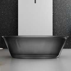 Abber AT9707Onyx прозрачная ванна из полиэфирной смолы 170x75x55 фото