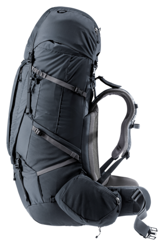 Картинка рюкзак туристический Deuter Aircontact Pro 85+10 Black - 6