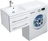Aquanet 239789 Тумба с раковиной Верона 120 L подвесная 2 ящика цв.белый (239789)
