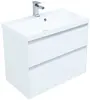Aquanet 242524 Тумба с раковиной Гласс 80 цв.белый (242524)