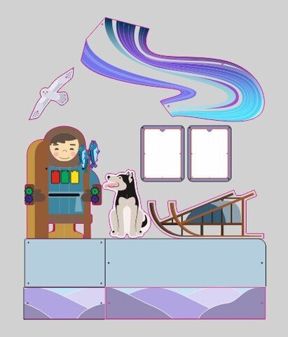 Декоративно-развивающая панель "Охотник"