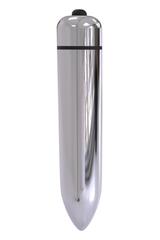 Черная анальная вибровтулка SINGLE SPEED DIAMOND PLUG - 9 см. - 