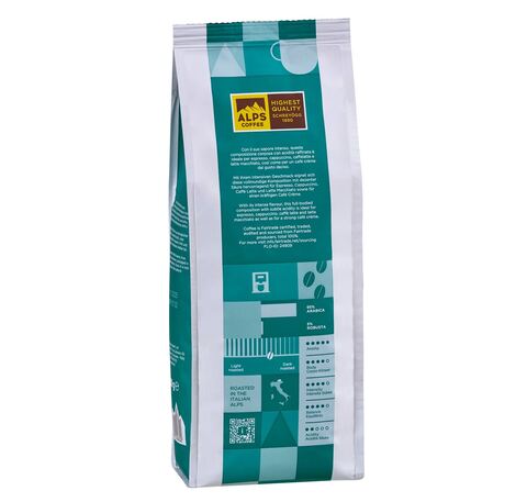 Кофе в зёрнах Alps Coffee Espresso Bio Biomatic Flo