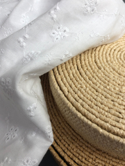 Шитье на батисте, белый, хлопок, прошва