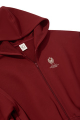 Толстовка на молнии с принтом Бордо