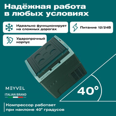 Компрессорный автохолодильник Meyvel AF-N20 (20 л.) (12/24V)