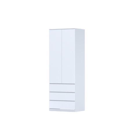 Шкаф распашной ВАРМА СТОР 80, 222*80*57см, белый