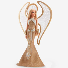 Барби Боб Маки 2022 Праздничный Ангел Золотой