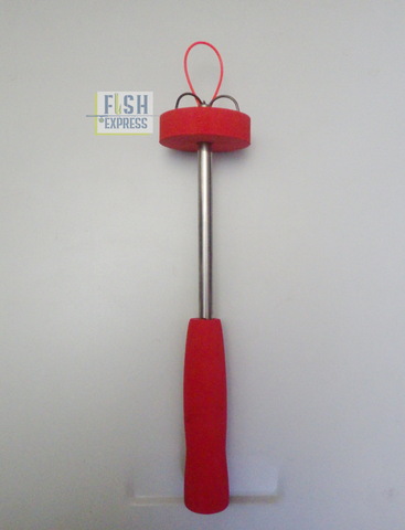 Багор телескопический раскладной ручка эва, длина 26 см (в разложенном виде 46 см) тройник № 3 Корея с титановой петлей для раскрытия