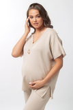 Костюм для беременных 17140 бежевый