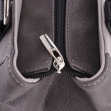 Сумка Саломея 847 мульти итальянский серо-черный