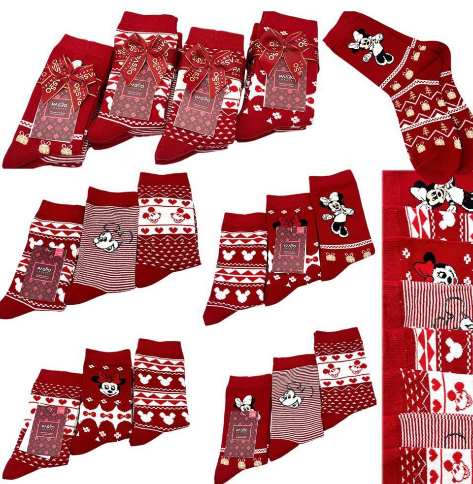 Носочки Passo новогодне 2 3шт 36-41