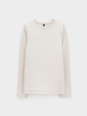 лонгслив  для девочки  КР 301911/бежевый к629