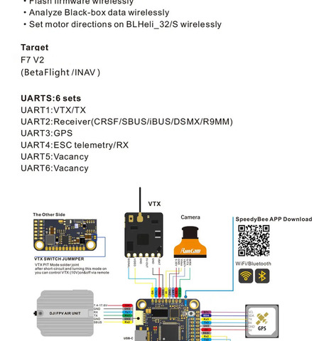 Полётный контроллер T-Motor F7 Pro Full Function 30x30