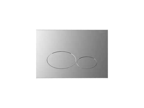Aquatek KDI-0000073 KDI-0000073(GLC) Панель смыва Хром матовый (клавиши овальные), 162*244 мм