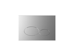 Aquatek KDI-0000073 KDI-0000073(GLC) Панель смыва Хром матовый (клавиши овальные), 162*244 мм фото