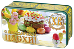 ШКАТУЛКА С ЧАЕМ "ПАСХАЛЬНОЕ УГОЩЕНИЕ УТРО" 60 г