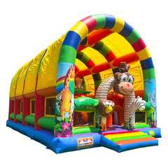 Коммерческий надувной батут «Страна Сафария 3» 10*6*6 м