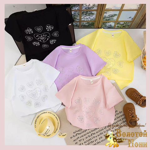 Футболка девочке (2-7) 260319-WQ205