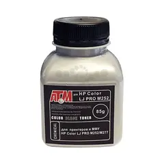 Тонер для HP Color LJ M252/M277 фл, 85 гр, черный, Chemical Silver ATM