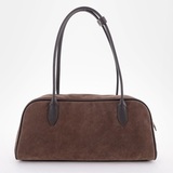 Сумка Саломея 2042 эко-замша шоколад