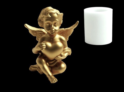 Силиконовый молд Ангелочек - № 28