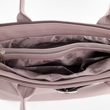 Сумка Саломея 2006 наппа тауп + шоколад