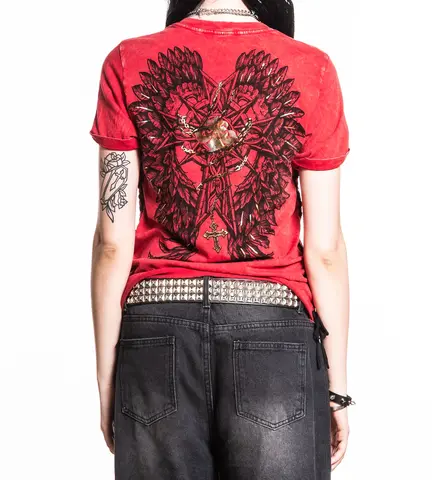 Affliction | Футболка женская Medallion Tee AW31171 сзади