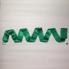 ЛЕНТА гимнастическая тренировочная 6 м С ПАЛОЧКОЙ   56-60 см