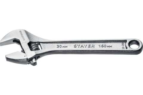 Ключ разводной, 150 / 20 мм, STAYER 2725-15 (6шт/уп)(120)