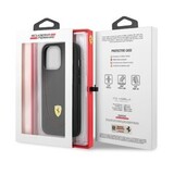 Кожаный чехол Ferrari RGO для iPhone 13 Pro Max (Чёрный)