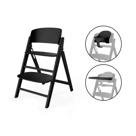 Стульчик Cybex Click & Fold 3-in-1 Set Stunning Black