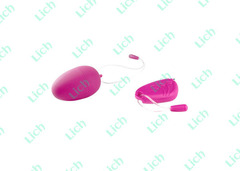 Розовое виброяйцо Dew Drop, 5.7 см