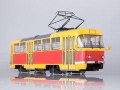 Tram Tatra T3SU bright-yellow-red 1:43 Start Scale Models (SSM)