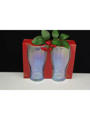 Бокалы пивные 2шт 570мл "Радуга"