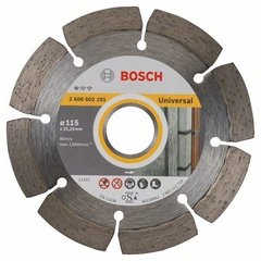 Алмазный отрезной круг по бетону Bosch Standard for Concrete 115x22.23x1.6x10 мм 2608602191