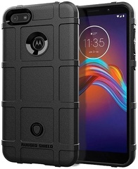 Чехол для Motorola Moto E6 play цвет Black (черный), серия Armor от Caseport