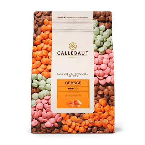 Шоколад оранжевый со вкусом апельсина Callebaut, 2,5 кг