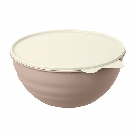 Миска с крышкой Phibo Wave, 2,8 л - Бежевый - Купить