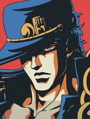 Картина по номерам Джотаро Куджо