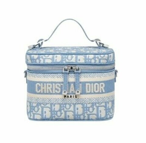 Косметичка Dior Diortravel голубой