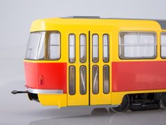 Tram Tatra T3SU bright-yellow-red 1:43 Start Scale Models (SSM)