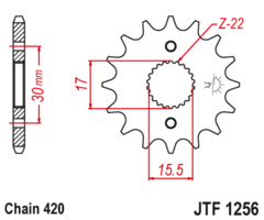 Звезда JT JTF1256