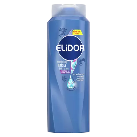 Şampun \ Шампунь \ Shampoo Elidor kepege karsi etkili 2 si 1 arada sampuan 325ml